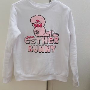 SOLD Esther bunny sweatshirt + sweatpants set